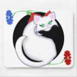 Bianca Green Eyes & Flowers Mousepad mousepads