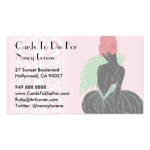Bianca in Pink - Business Cards