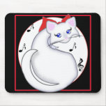 Bianca Toon Kitty Music Mousepad mousepads