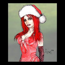 Bianca's Xmas Poster posters
