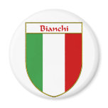 Bianchi Italian Flag Shield Fridge Magnet