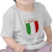 Bianchi Italian Flag Shield T-shirts