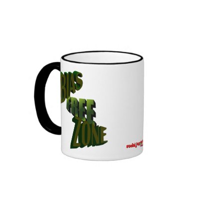 Bias Free Zone Mug by socialjusticeink