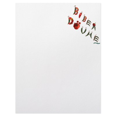 Biber Dovme Chili Peppers Personalized Letterhead by chili_state