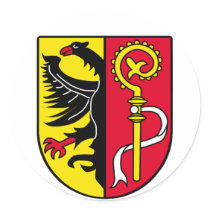 Biberach Round Sticker