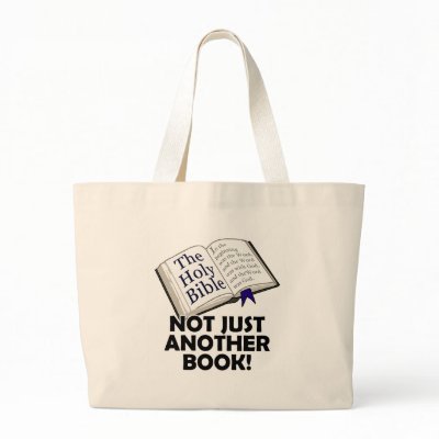BIBLE CANVAS BAG by nassosvakalis