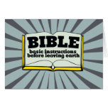 Bible - basic instructions cards