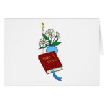 Bible Candle Daisies Card