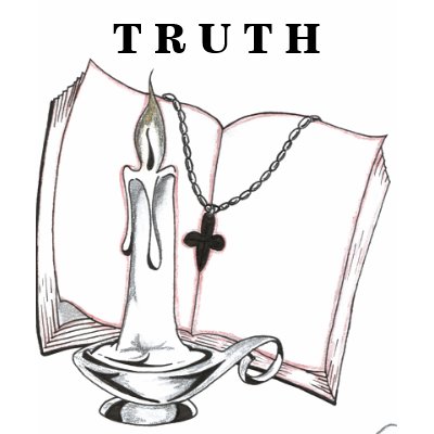 Bible drawing/ T R U T H Tee Shirt by GearFresh