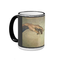 Bible:  God & Adam Coffee Mug