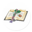 Bible Illustration with Red Rose stickers