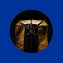 Bible in church wall clocks
