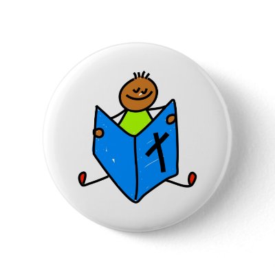 Bible Kid Buttons by prawny