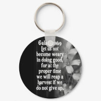 BIBLE SCRIPTURE GALATIANS 6:9 keychains by scriptures BIBLE SCRIPTURE GALATIANS 6:9 keychains