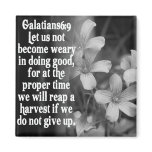 BIBLE SCRIPTURE GALATIANS 6:9 magnets