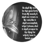 BIBLE SCRIPTURE ISAIAH 55:11 STICKER