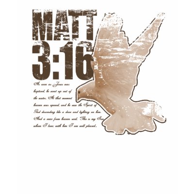 Bible Scripture - Matthew 3:16 - WOMENS T Shirts by bumblebeefly