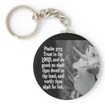 BIBLE SCRIPTURE PSALM 37:3 TRUST THE LORD KEY CHAIN