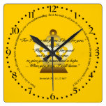 Bible Scripture Wall Clock