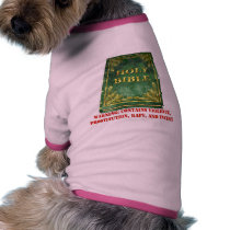 Bible Sex Violence Warning pet clothing by godless_heathen Bible Sex Violence Warning pet clothing
