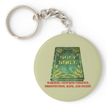 Bible Sex Violence Warning Keychains