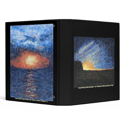 Bible Text Art Bindee- Genesis Aleph & Beit 3 Ring Binders by judyrey