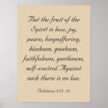 Bible Verse Artwork, Fruit of the Spirit posters