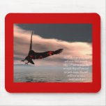 Bible Verse Isaiah 40: 28-31 with Eagle Mouse Pads