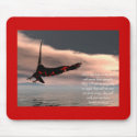 Bible Verse Isaiah 40: 28-31 with Eagle mousepads