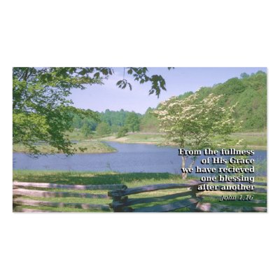 Bible Verse Personal Cards Business Cards by RealPotential