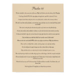 Bible Verse Print, Psalm 91 Poster
