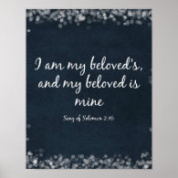 Bible Verse Song of Solomon Posters