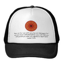 Bible Verses Inspirational Quote Isaiah 41:10 Mesh Hats
