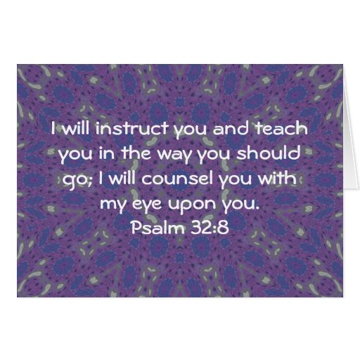 bible-verses-inspirational-quote-psalm-32-8-greeting-card-zazzle