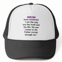 Bible Verses - John 14:6 Hat