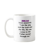 Bible Verses - John 14:6 Mugs