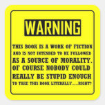 Bible Warning Label Sticker