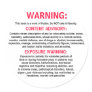 Bible Warning Sticker