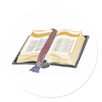 Bible with Woven Bookmark stickers