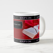 BIBLIAS - TAZA ENORME DE LA SOPA TAZA JUMBO