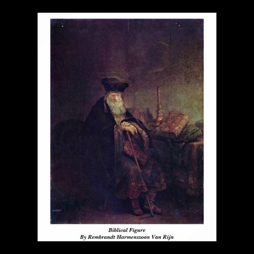Biblical Figure By Rembrandt Harmenszoon Van Rijn Poster