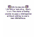 Bibliomania Shirt for Light by Jaenne Bibliomania Shirt for Light