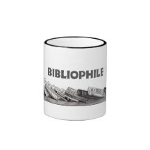 Bibliophile:  Books in Pencil, Realism Mugs