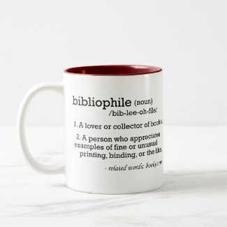 bibliophile, defined mug