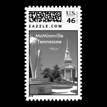 Bicentenial Momument McMinnville Tennessee.. postage