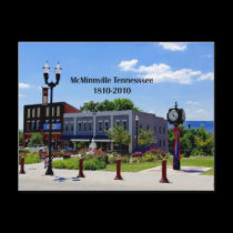 Bicentennial Clock Post Card postcards