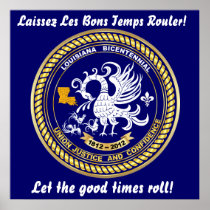 Bicentennial Louisiana 20 X 20 Party See Notes Posters