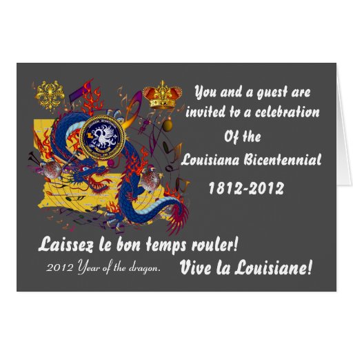 Bicentennial Louisiana Important See Notes Below Greeting Card