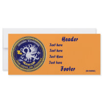 Bicentennial Louisiana Mardi Gras Party See Notes Rack Card Design