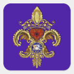 Bicentennial Sticker Sq Over 50 Colors View Note